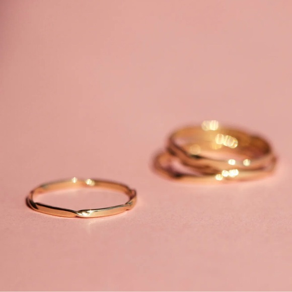 Catbird Candy Wrapper Gold Ring - Picture 2 of 16